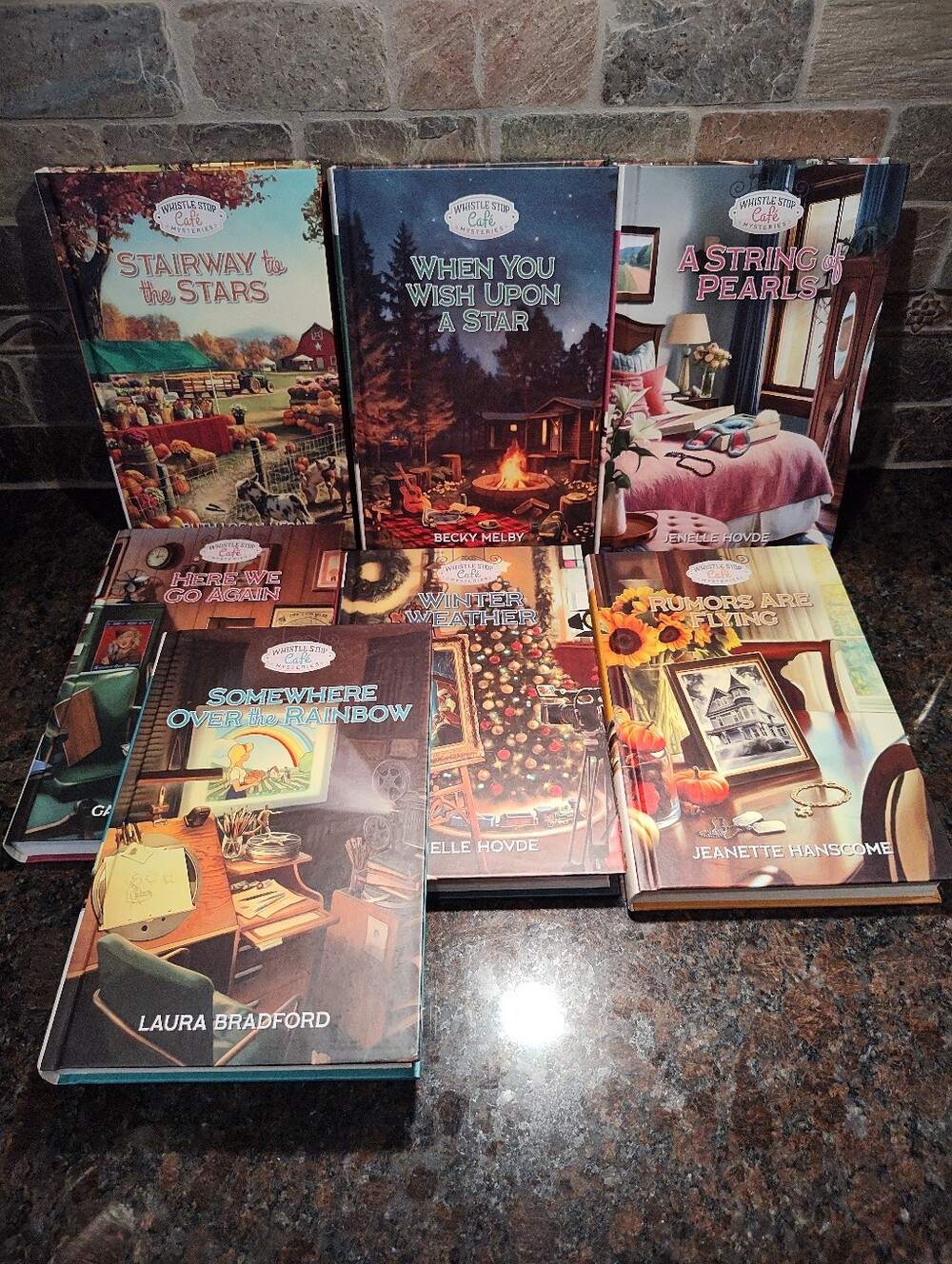 Whistle Stop Cafe Hardcover Book Lot - Assorted Covers (Set of 7)